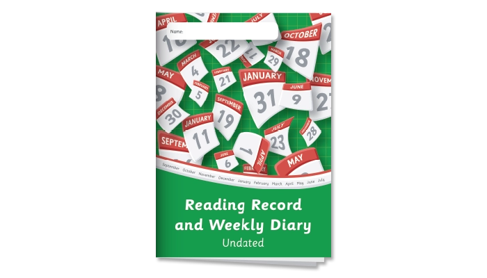 Weekly Diary with Reading Record - Undated